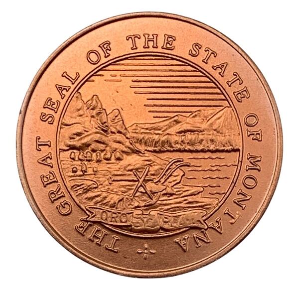 1985 Inaugural Ball Coin Governor Ted Schwinden Montana Token Medal VTG - Picture 2 of 2